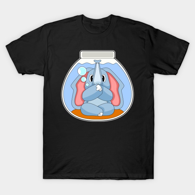 Elephant Aquarium T-Shirt by Markus Schnabel